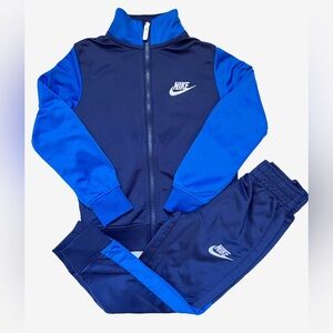 Nike Boys Navy Blue Tracksuit Sz XS (3-4)